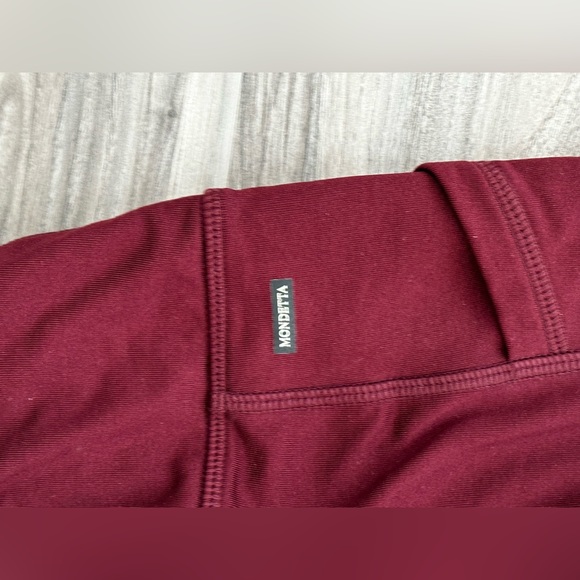 Burgundy Mondetta athletic pants - Picture 3 of 4